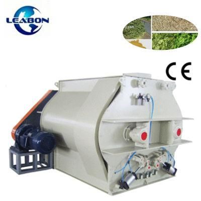 Leabon CE Animal Poultry Double Shaft Feed Mixer for Sales