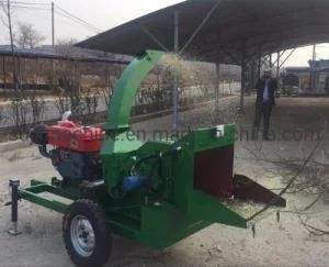 Mobile Orchard Tree Branch Shredder/Diesel Branch Shredder