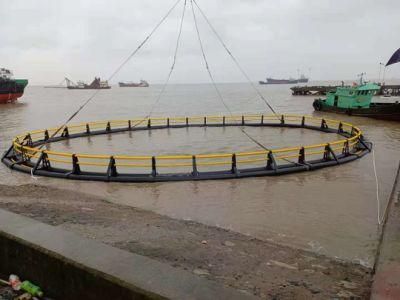 Aquaculture Fishing System Fish Farms Plastic Floating Net Cage