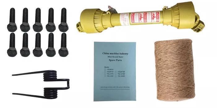Mini Round Baler with Twine and Net Wrap