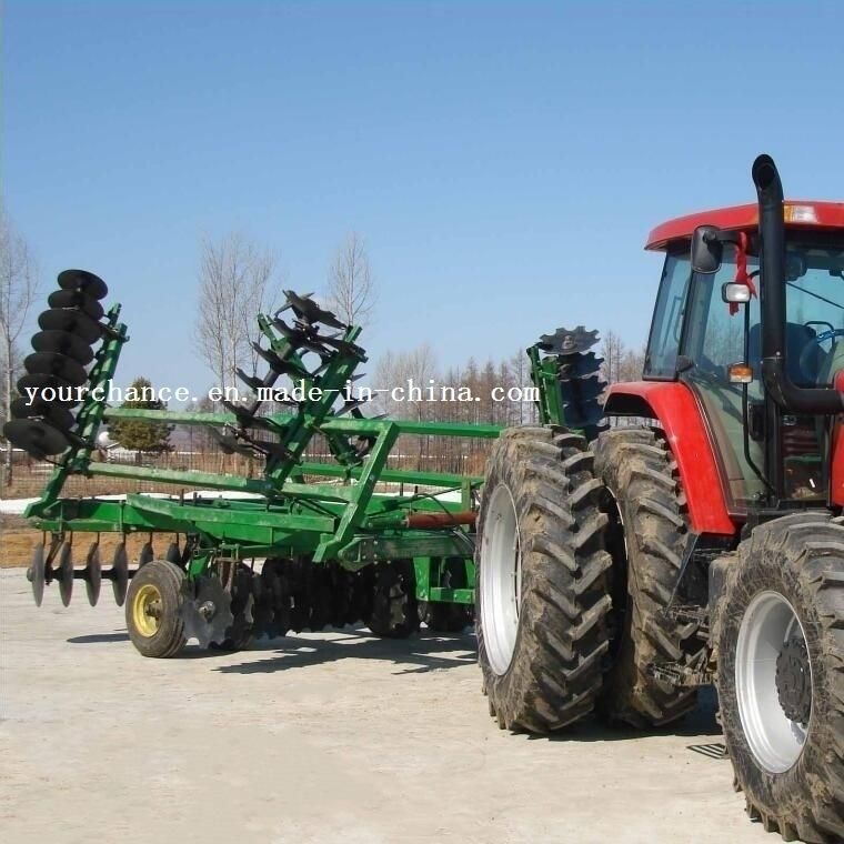 Hot Sale 1bzdz-5.3 Hydraulic Trailed Wing Folded Heavy Duty Disc Harrow in 5.3m Width 48 Discs for 160-220HP Tractor