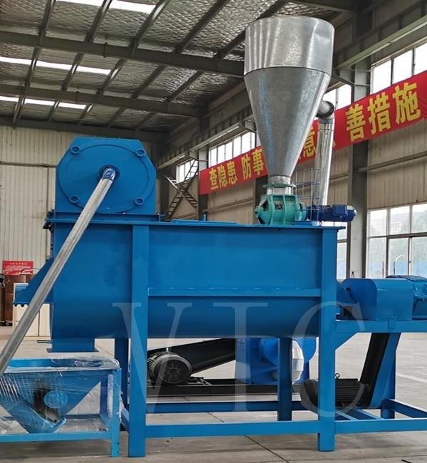 800-1200kg/h poultry feed processing line animal feed pellet making machine