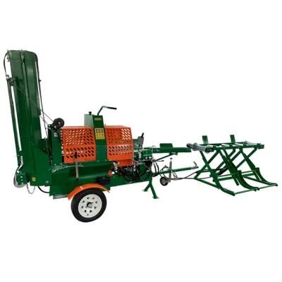 CE Approved Gasoline Firewood Processor with Saw Log Splitter