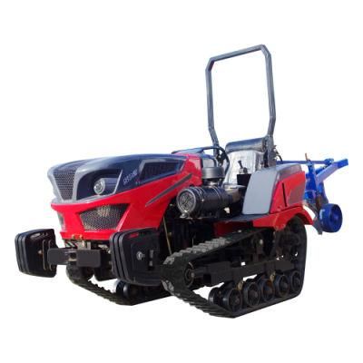 High Benefit Multifunction Crawler Remote Control Tractor 50HP Rubber Tracks for Swamp