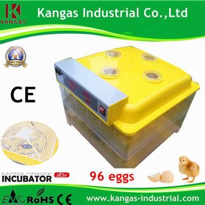 CE Certified Digital Quail Egg Incubator with 96 Eggs (KP-96)