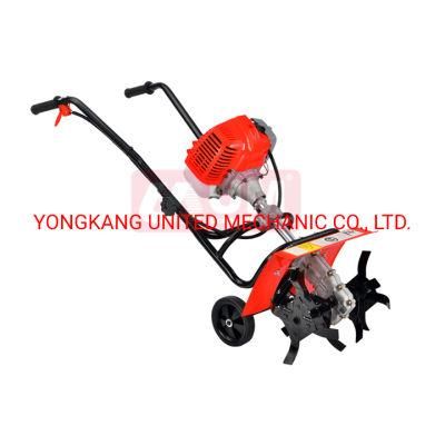 Um 52cc Engine 2stroke Hand Push Gasoline Tiller Weeder Machine Cultivator