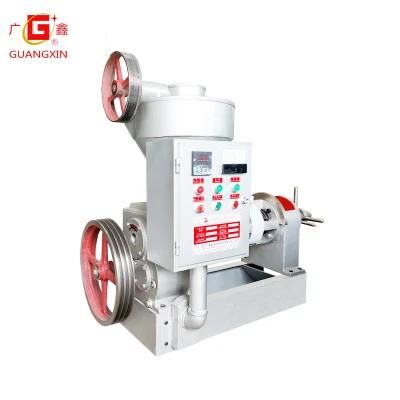 125kg/H Cold Hot Linseed Edible Oil Press Automatic Temperature Control Guangxin Factory