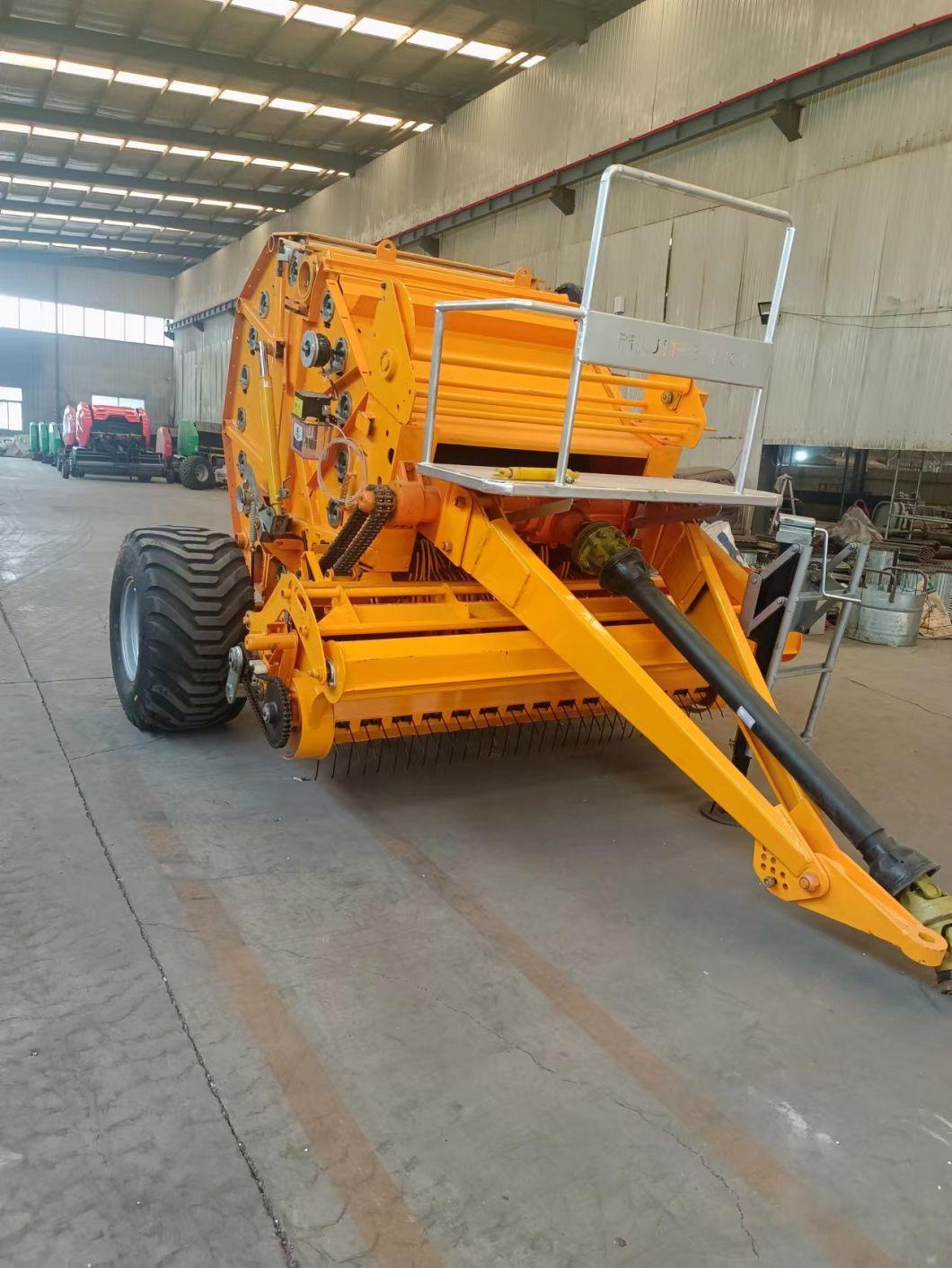 Factory Supply Automatic Corn Silage Packing Round Hay Baler