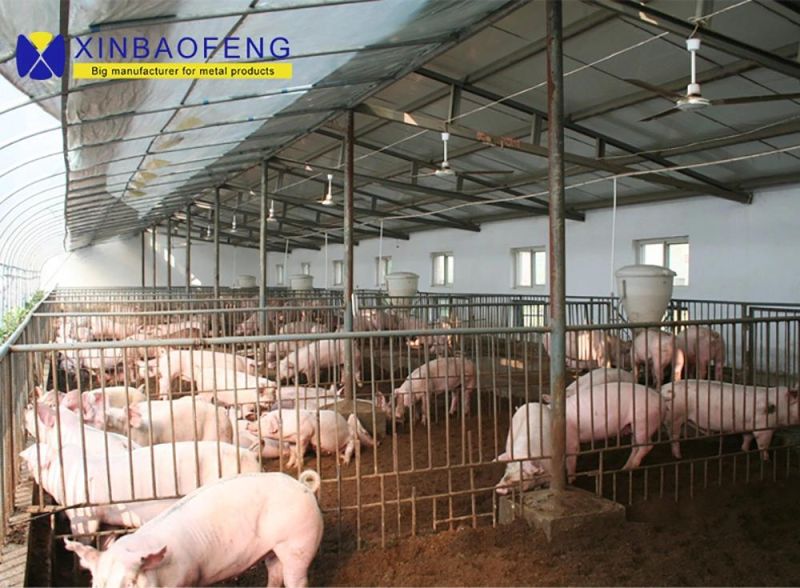 Stainless Steel Double Side Galvan Pig Fatten Feeder Equip Poultry Pig Farm