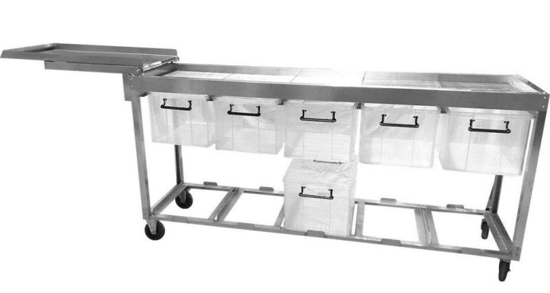 Stainless Steel Bud Sorter Carts for Flower and Plant