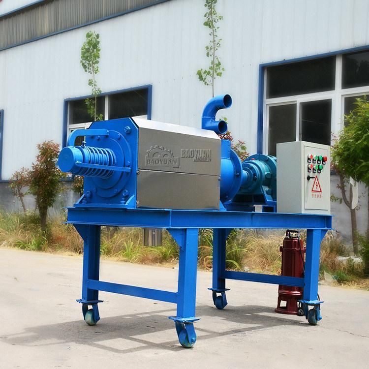 Manure Dewatering Machine Dehydrator for Pig/Cow/Chicken Dung Manure Separator