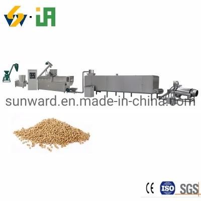 Grains Basing Puffed Floating Fish Feed Extrusion Production Line