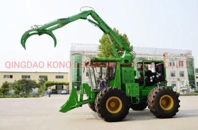 Manufacturer of Wheeled Sugarcane Loader Grabber Grapple Tractor Machinery Sugar Cane Loader