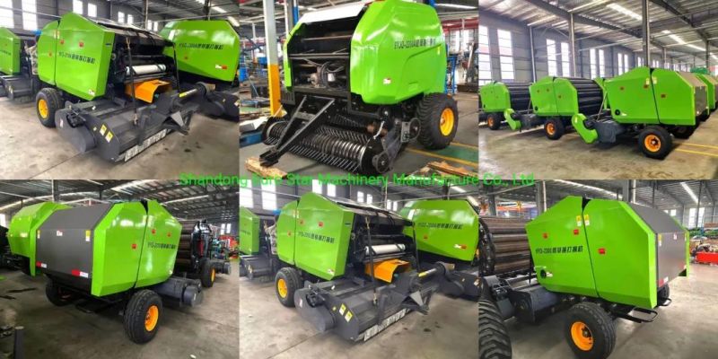 CE Round Hay Baler 9yk8050 Mini Large Small Square Grass Silage Straw Packing Machine Baling Press Rectangular Farm Agricultural Tractor Power Tiller Machinery