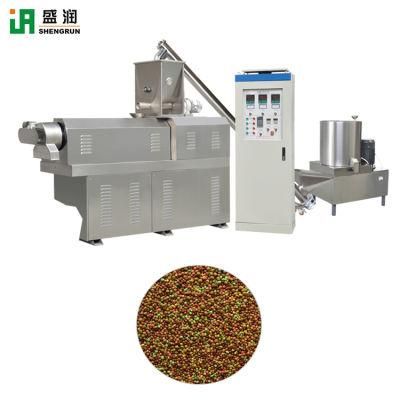 Sinking Fish Feed Pellet Machine Expander Automatic Fish Feed Extruded Line