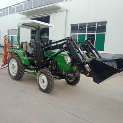 Good Quality 30HP 4WD Compact Mini Farm Tractor Front End Loader Tz-3