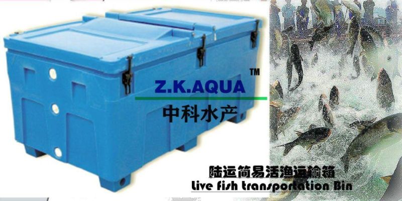 Fish Transport Container Transportation HDPE Live Fish Transport Bin