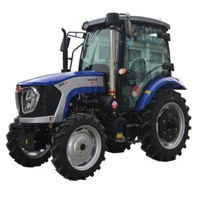 High Performance Made in China Farm Tractors 60/70/80/90HP 4WD Small Mini Agriculture Tractor Rice Harvester /Loader for Agriculture