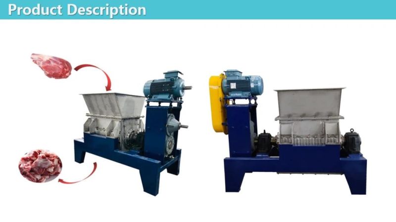 CE Bone Grinder Fish Bone Crusher Machine Cow Bone Crushing Machine