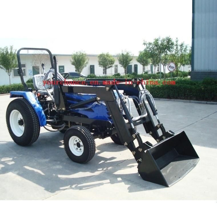 Hot Selling Tz03D Europe Quick Hitch Type Mini Front End Loader for 20-40HP Small Garden Wheel Tractor with CE Certificate