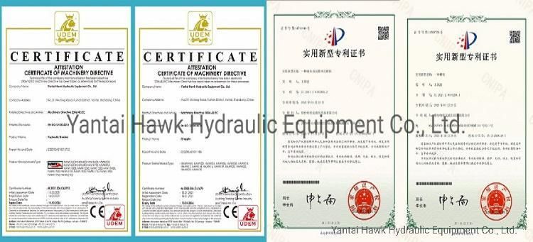 Hawk Hydraulic Screw Cone Log Splitter Wood Splitter for Excavator