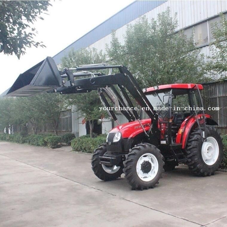 Africa Hot Selling Tz10d 70-100HP Wheel Tractor Quick Hitch Type Front End Loader with 1.7-2.2m Width Standard Bucket