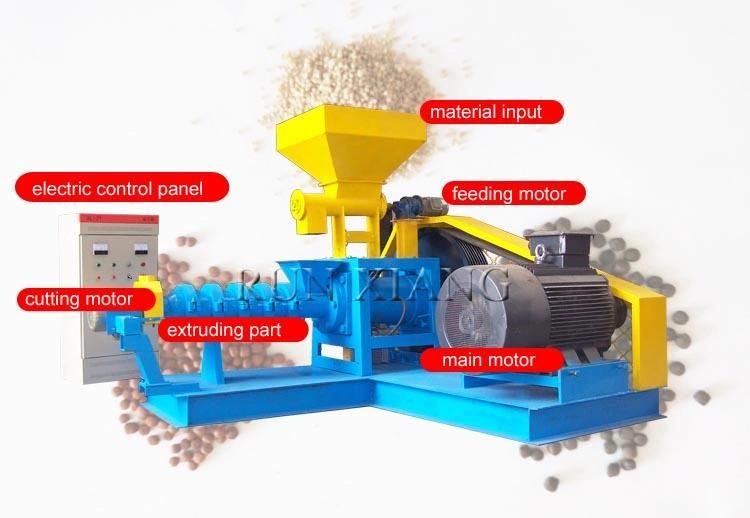 Big Capacity Floating Fish Feed Pellet Mill Making Press Machine