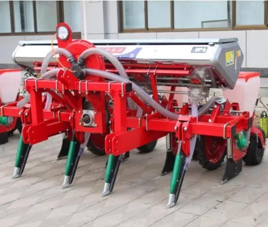 4 Rows Pneumatic Corn Seeder Machine with Fertilizer Corn Planter for Farm Tractor