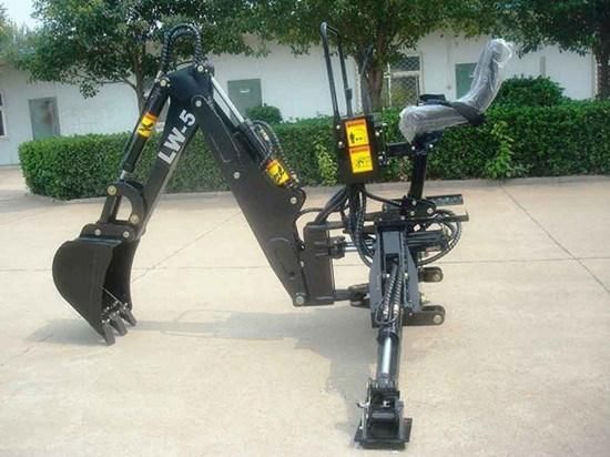 Tractor 3 Point Support Small Backhoe Attachment