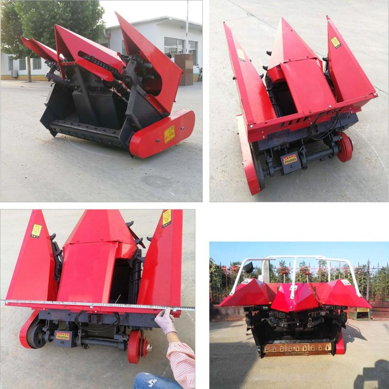 Manufactures Agricultural Tractor Mounted 2 Rows Corn Harvester Maize Combine Harvester Machine for Sale