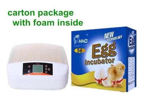 Hhd Automatic Chicken Egg Incubator with LED Light Yz-56s