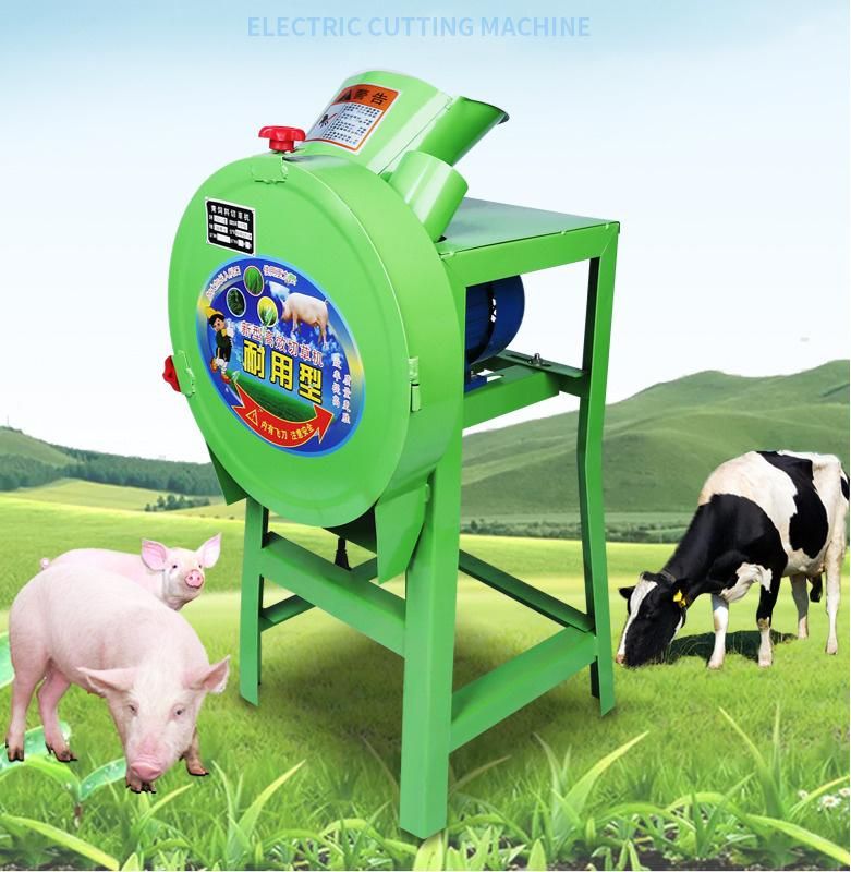 Poultry Feed Chaff Cutter Forage Cutting Barely Fodder Straw Professional Grass Chopper Machine
