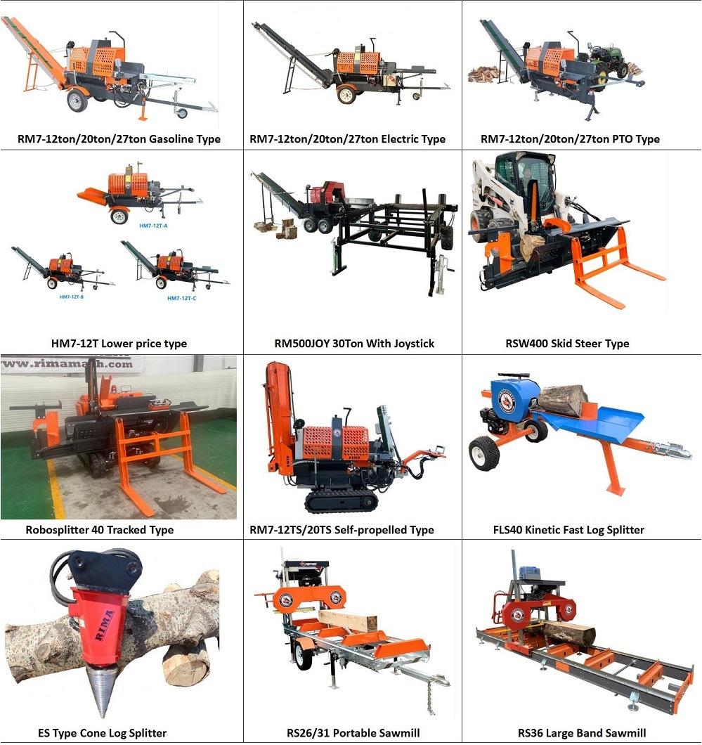 38cm Splitting Firewood Processor Log Splitter with Gasoline Engine