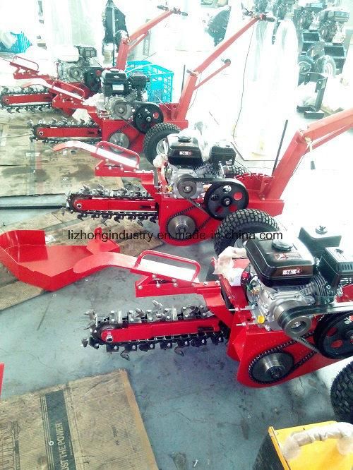 600mm 15HP Mini Trencher Self Powered, Portable Trencher, Small Trencher