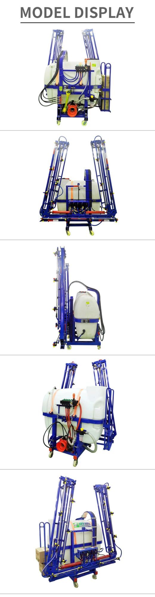 High Performance Agricultural Farm Corn Machine Agriculture Drone Motorized Tractor Mounted Boom Sprayer