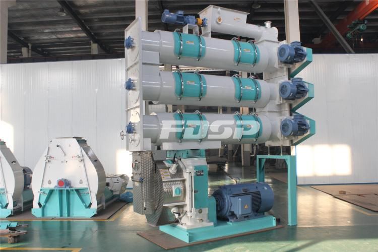 CE ISO Approved Widely Applicable Ring Die Sinking Fish Feed Pellet Machine for Sale