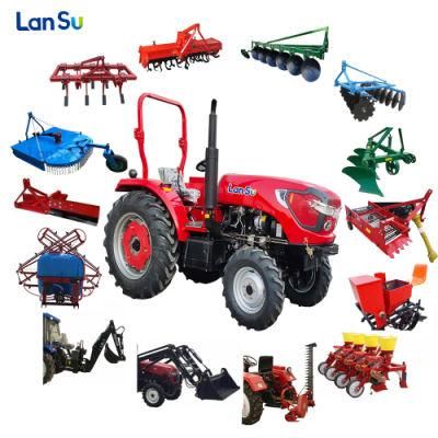 Hot Sale Tractor Four Wheel Drive Tractor Farm Tractors with Attachments for Agriculture