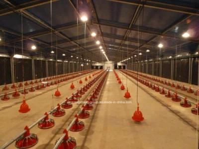 Popular Galvanized Prefabricated Steel Structure Project Poultry Farms Chicken House