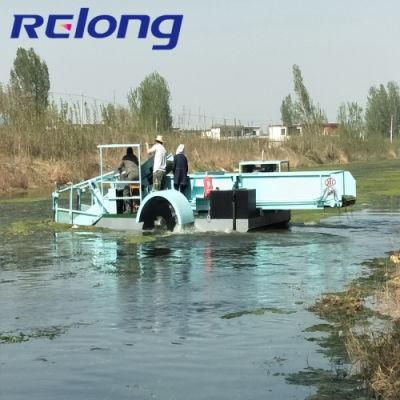 Lake Cleaning Electric Duckweed Garbage Collection Boat Aquatic Weed Harvester