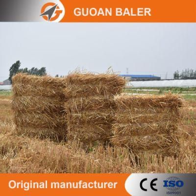 Mini Large Big Small Silage Hay Grass Baler with Tractor