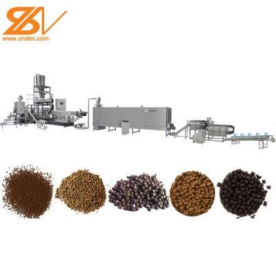 Automatic Aquatic and Pet Feed Pellet Extruder Machine
