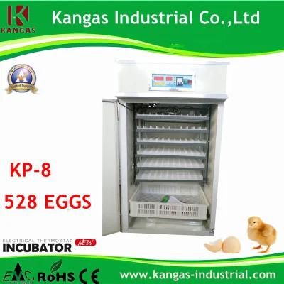 CE Certified Automatic Egg Incubator Chicken with Best Price (KP-8)