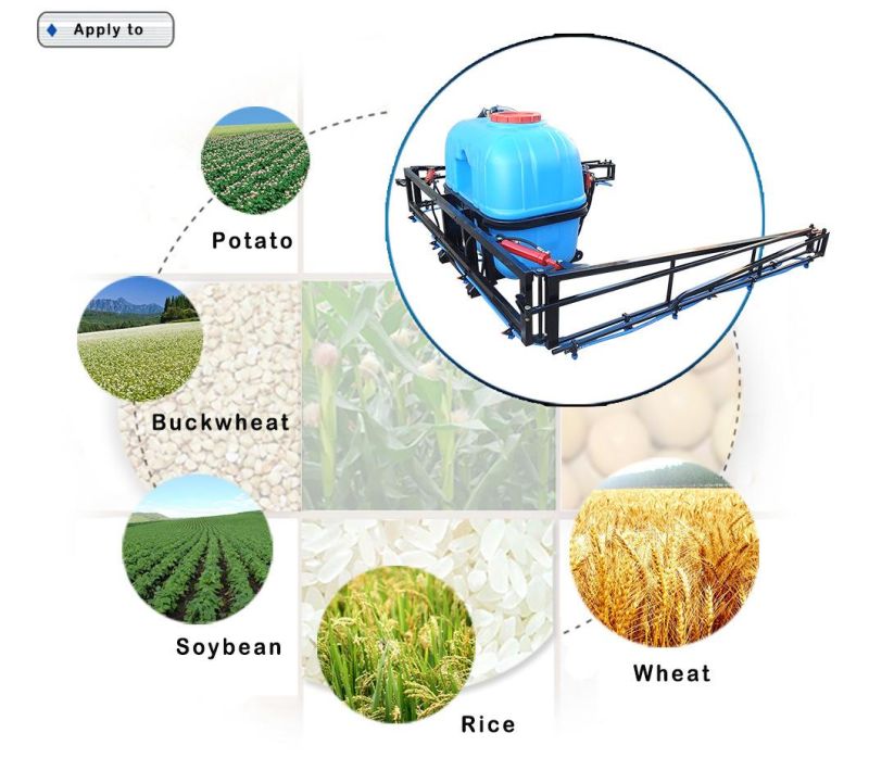 Agricultural Machinery Tractor Farm Self Propelled Field Power Garden Insecticide Agriculture Boom Sprayer