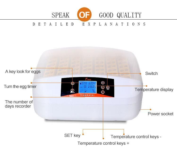 2018 Fully Automatic Yz-56A Solar Eggs Incubator for Hatching Eggs