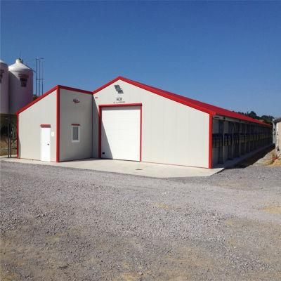 Prefab/Prefabricated Light Quality Steel Modern Chicken Poultry Farm Equipment