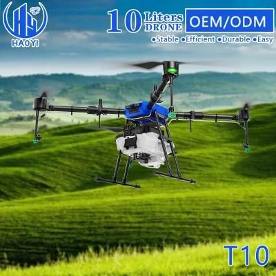 Portable 10L Small Payload Pesticide Sprayer Drone with Obstacle Avoidance Radar