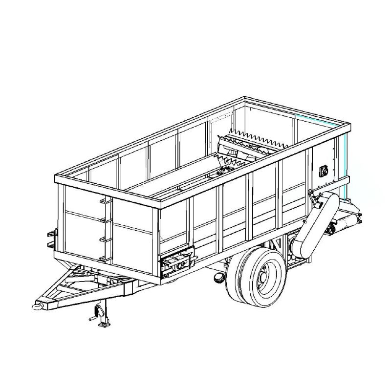 Casing Soil Wagon Mushroom Farm Transportation Wagon