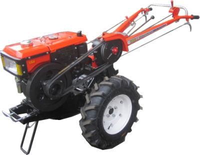 2 Wheel Mini/Small/Micro Garden Type Agricultural Farm 10HP High Clutch Power Tiller Walking Wheel Tractor (SH101)