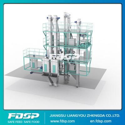 China Best Selling Small Feed Mill Plant Animal Feed Pellet Production Line