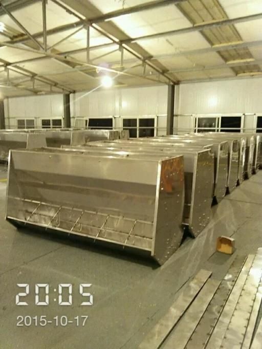 Stainless Steel Double Side Feeder for Pig Crate